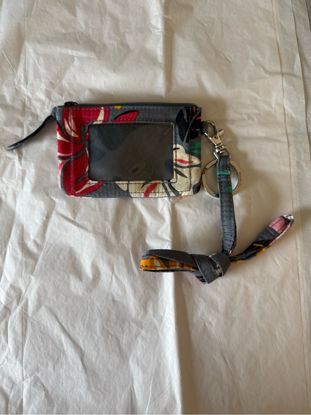 Vera Bradley Floral Wristlet ID Card Holder